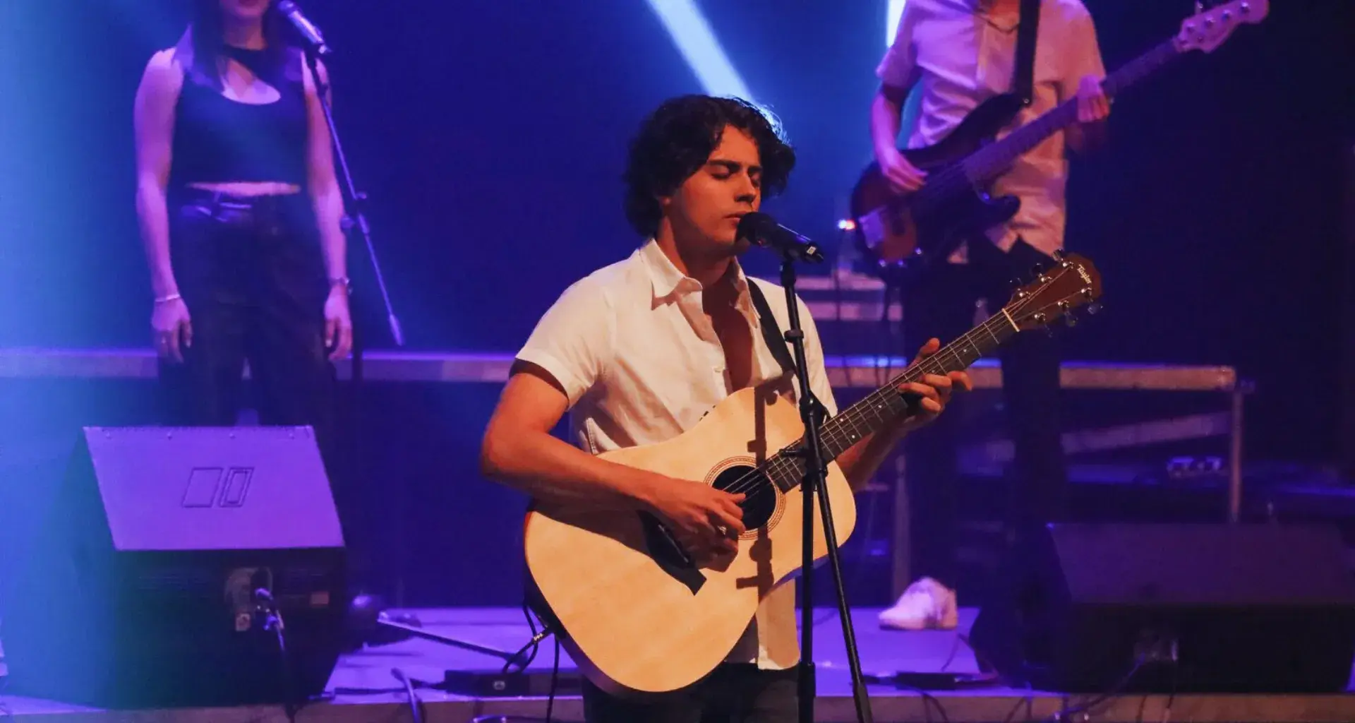 David Muñoz Gutierrez, en presentación durante su etapa estudiantil.