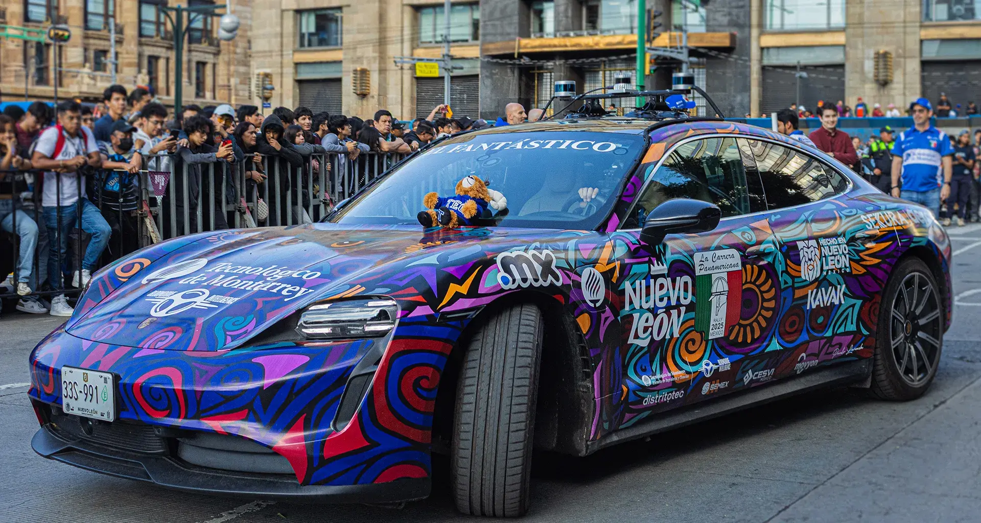 Down the pike: Tec leads 1st self-driving car in Carrera Panamericana