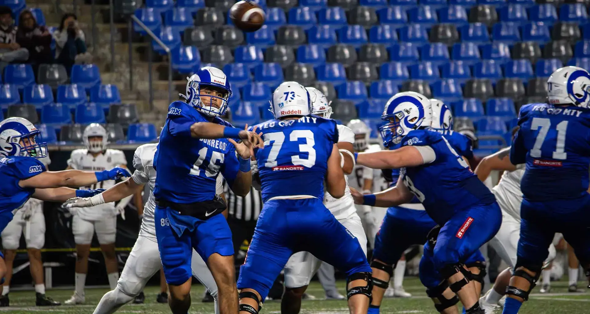 ¡Inalcanzables! Borregos Monterrey continúa invicto en ONEFA