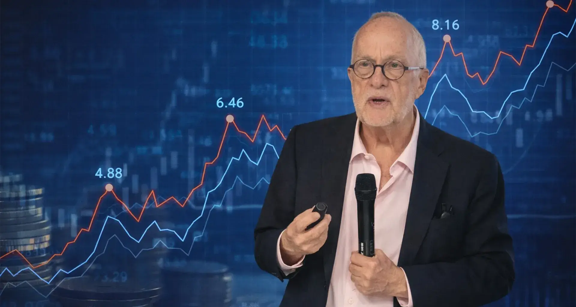 Jonathan Heath dando conferencia en el Tec campus Saltillo