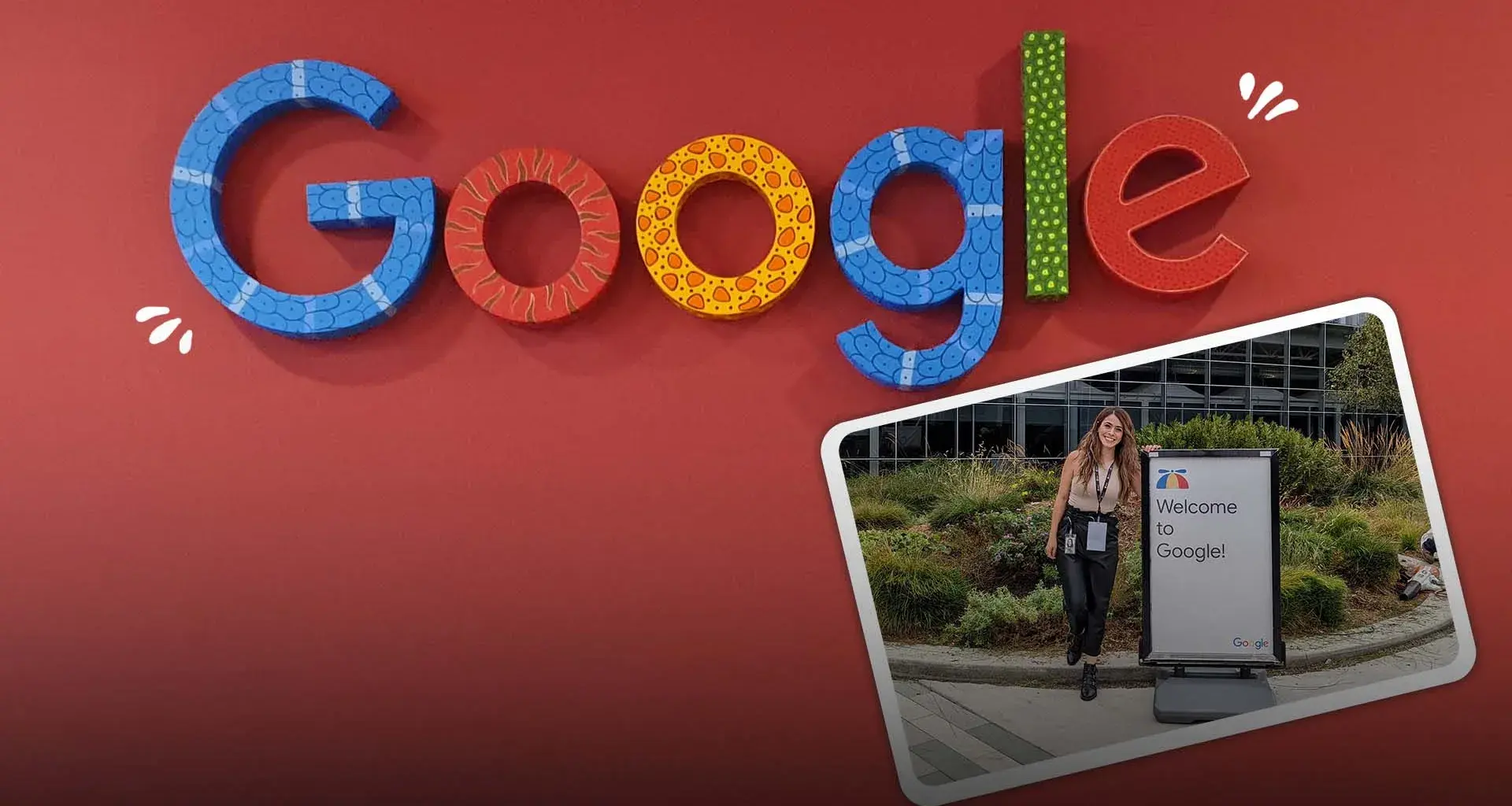 Ana en las instalaciones de Google