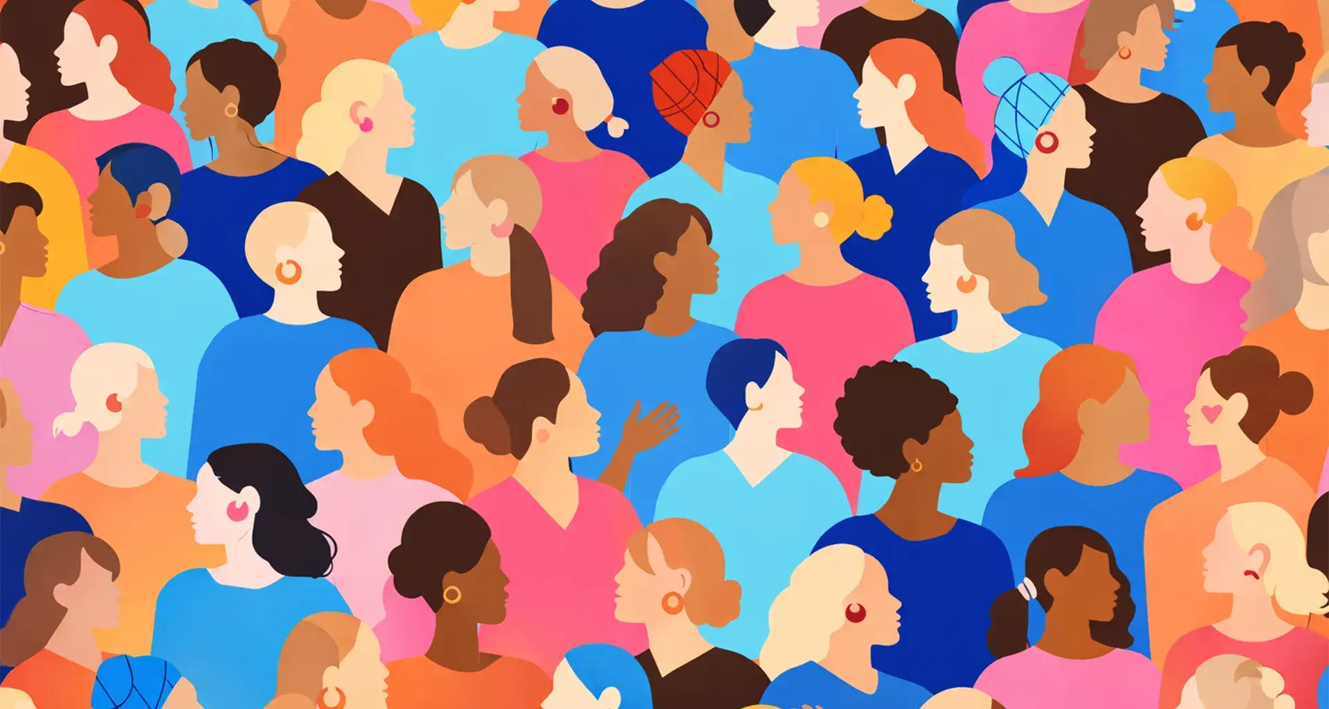 Mujeres hablando entre sí. 