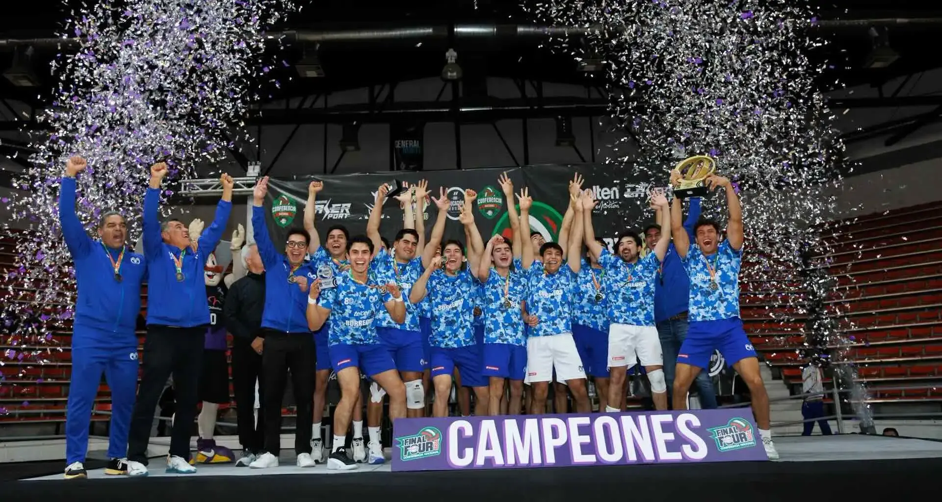 El equipo del Tec Querétaro levanta el título tras una final dominante que confirmó su liderazgo en la Conferencia Nacional de Voleibol.