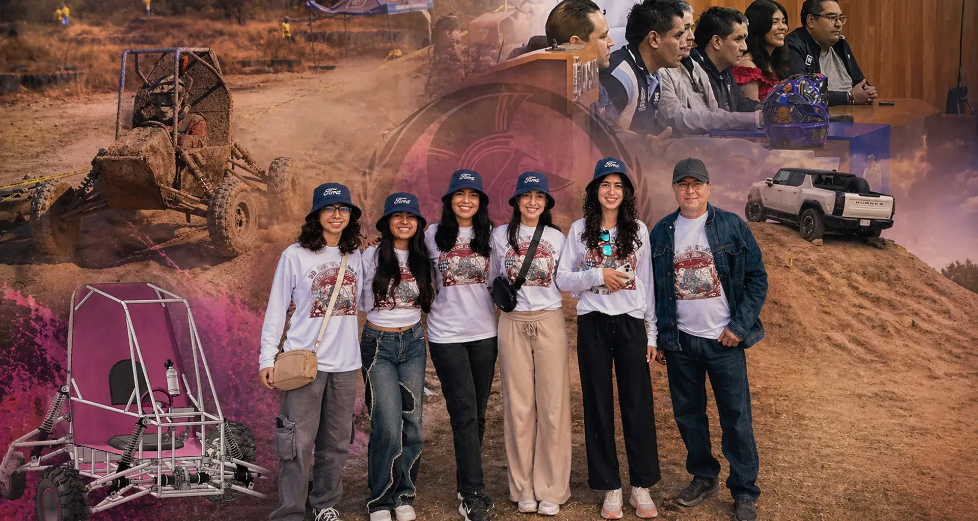Equipo de la Escuela de Ingeniería y Ciencias del Tec de Monterrey campus Laguna preente en Baja SAE México 2025