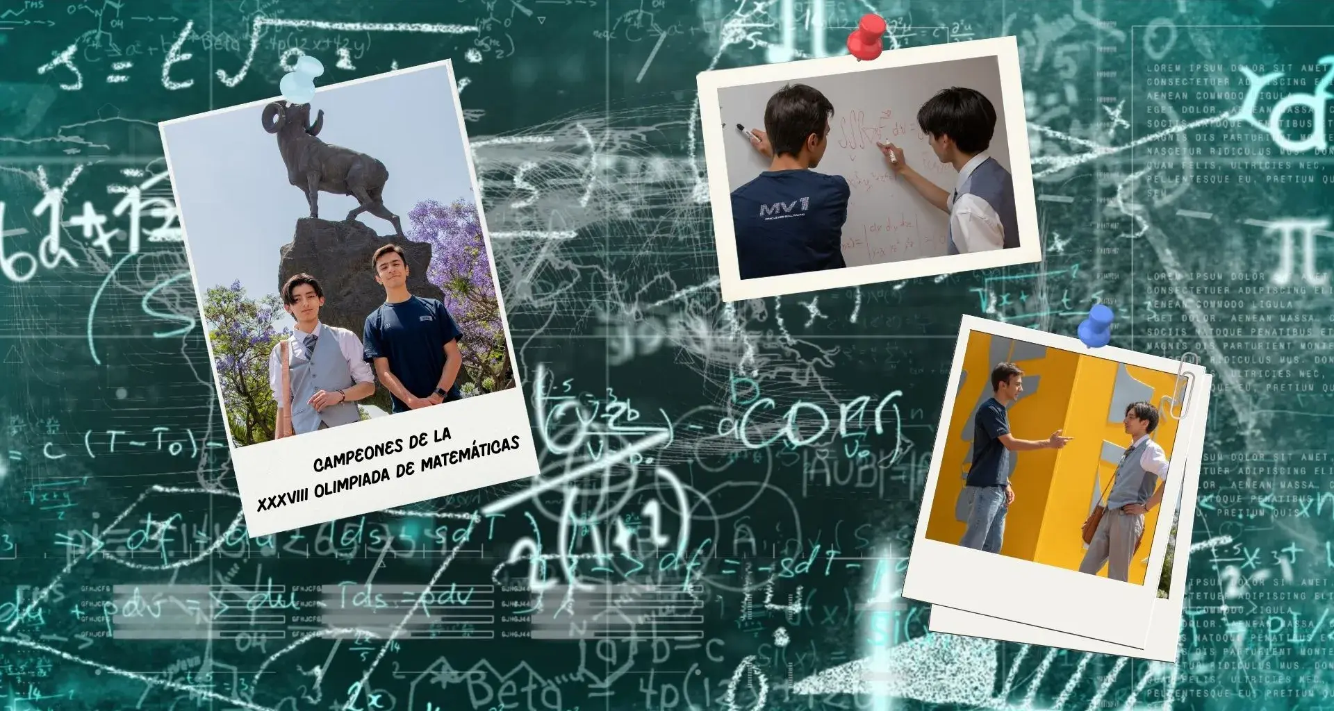 Emiliano Peláez y Moisés Méndez, estudiantes en PrepaTec CEM, obtienen oro en la Olimpiada Mexicana de Matemáticas 2026 en Estado de México.