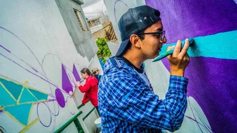 "Colosal", el proyecto de mejoramiento urbano multicolor (fotogalería)