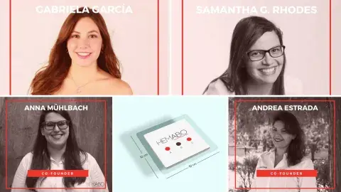 Inventan jóvenes mexicanas parche médico que podría salvar vidas