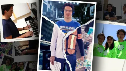 Mario Andrés: impulsa la música y tiende la mano a los demás