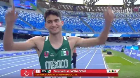 Borrego rompe récord nacional en Universiada Mundial