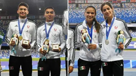 Dan borregos a México 3 medallas en atletismo de Universiada mundial