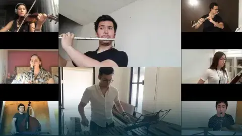 Así motiva la orquesta del Tec con su música a quedarse en casa