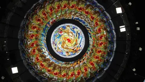 Los 4 elementos, el vitral diseñado al Tec de Monterrey campus Laguna