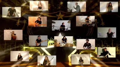 Bailan, cantan y actúan, ¡en línea!