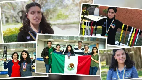 Gana 3 medallas de oro en olimpiadas internacionales de matemáticas