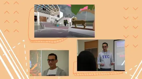 ¡De regreso al campus! Profesor recrea su campus de manera virtual