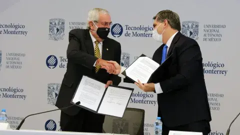 Se unen el Tec de Monterrey y UNAM: crean consorcio de investigación