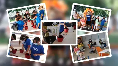 ¡Siembran vida el Día de Muertos! Alumnos  viven Kids Reforestación 