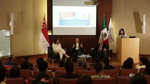 Comparte ministro de Singapur la importancia de la relación con México