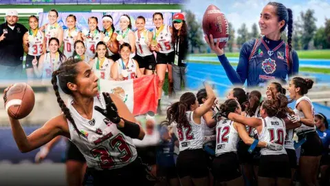 ¡Quarterback de oro! Diana Flores guía medalla de México en tochito