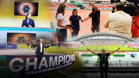 Marely Flores: de jugar con una pelota a colaborar en mundial de Qatar