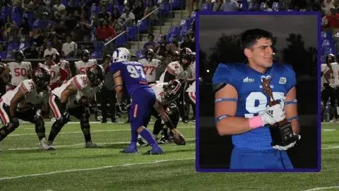 ¡Borrego destacado! Honran a jugador por logros como atleta y alumno