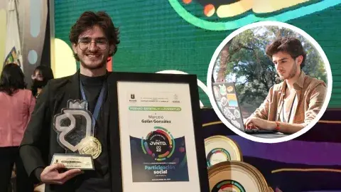 Por labor social, alumno Tec recibe Premio Estatal de la Juventud NL