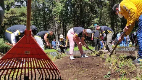 Más allá de los robots: equipo de PrepaTec CCM reforesta bosque