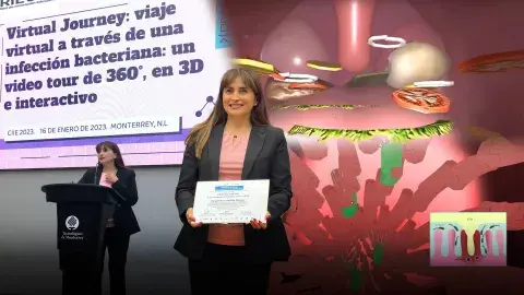 Profesora del Tec gana premio nacional por recurso educativo inmersivo