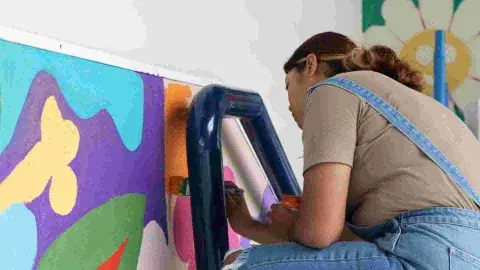 ¡A pintar! EXATEC ilustra mural en campus Morelia  (fotogalería)
