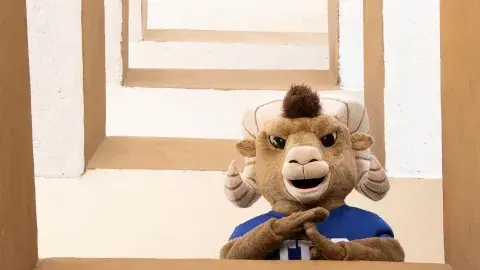 Toda una carrera dándole vida a la mascota del Tec en Saltillo