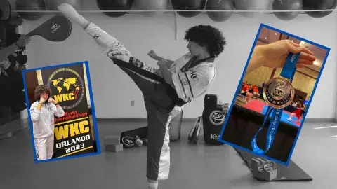 ¡Karate Do! Alumna gana medalla de plata en mundial de artes marciales