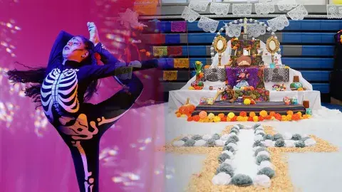 ¡Cultura y arte! PrepaTec Ags conmemora el Día de Muertos (fotos)