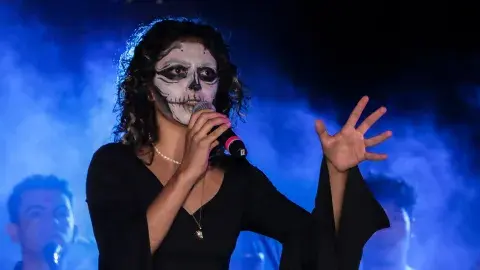 Honran el Día de Muertos en Cuernavaca con Omeyocán (Fotos)