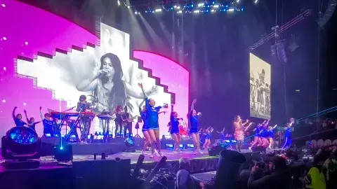 Compañía de danza del Tec Hidalgo participa en concierto de Belanova 