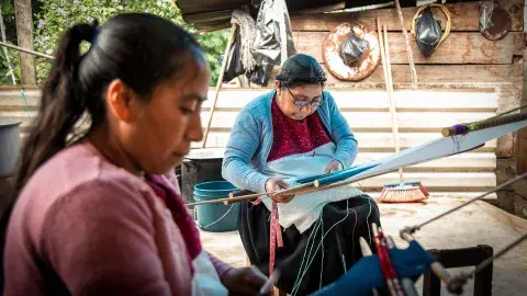 Tejen y sanan: la historia de superación de artesanas de Chiapas