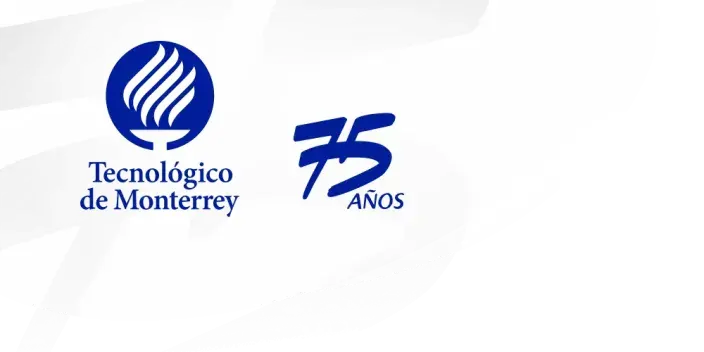 Logo del 75 aniversario del Tec