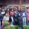 Los alumnos del Semestre i, en la visita a Impacto