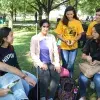 Vanessa Lazo, alumna de LED y quien es invidente, compartió su historia