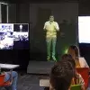 holograma en clase del Tec de Monterrey