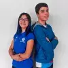 Denisse Garnica y Edgar Femat, buscan el oro nacional en el área de matemáticas.