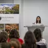 Claudia Diezmatínez en un panel sobre cambio climático para el international Women´s Day en Londres.