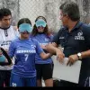 Partido de soccer entre Borregas de PrepaTec Santa Anita y Atlético Guadalajara Escuela de Futbol para Ciegos