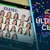 Alumnos en su sesión virtual de último día de clases