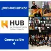 Alumnos presentes en el Hub de Emprendimiento Social 