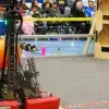 FRF: robot de competencia FIRST en cancha de juego durante en FRF 2019