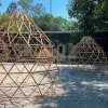 Crean obra arquitectónica a base de bambú y lo exhiben en Chapultepec
