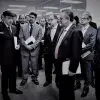 Aquí se muestra el Dr. Batres Con el secretario Coldwell en el arranque del proyecto "Laboratorio Binacional para la Gestión Inteligente de la Sustentabilidad Energética y la Formación Tecnológica"