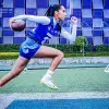 Adriana Flores, jugadora del tocho bandera , juega en campus Santa Fe