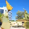 Escultura de Rogelio Madero en Plaza Estudiantil de campus Laguna