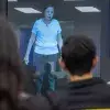 Profesora Holograma durante la clase en 11 campus 